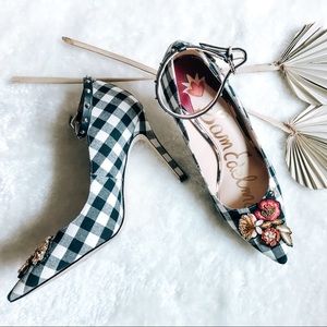 Sam Edelman Plaid Heels | Poshmark